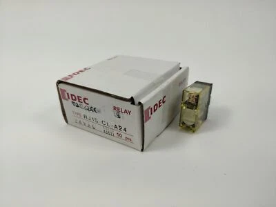 Idec RJ1S-CL-A24 Relay Plug-In SPDT 12A 24VAC 3 Pcs. - Image 1 of 4