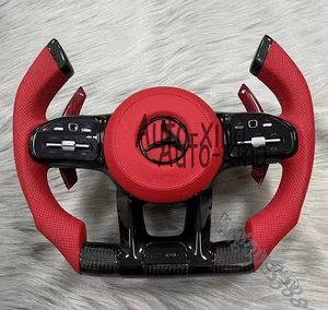 For Mercedes-Benz AMG C300 W213 G63 E Class Carbon Fiber Steering Wheel Upgrade - Picture 1 of 13