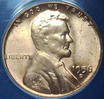 1956-D RPM#18 D/D Separated South MS64RD by Anacs - Super RARE RPM!!!! - Image 1 of 4