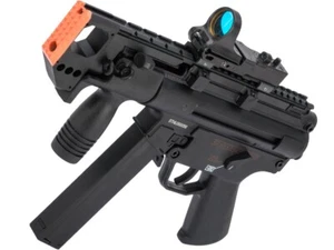 6mmProShop Custom Full Metal Swordfish-K Airsoft Electronic AEG SMG Black - Picture 1 of 2