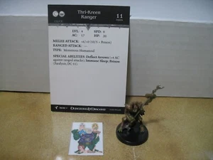 =Dungeons and Dragons D&D HARBINGER Thri-Kreen Ranger 38/80 with card= - Picture 1 of 1