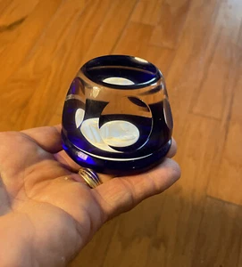 PISAPAPELES SCHMID GLASS FRANCIA HERMANA BERTHA HUMMEL COBALTO 2" 1978 - Imagen 1 de 8