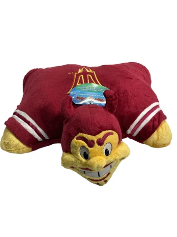 Arizona State Sun Devils Large 18" Mascot Pillow Pets - NCAA NWT Cover
