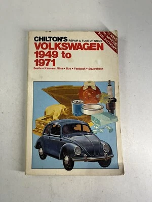 Guía de reparación y puesta a punto Chiltons Volkswagen 1949-1971 tapa dura Beetle Bus Bug Foto 1 de 4