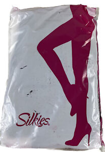 NOS Lot 5 Silkies Microfiber Tights X-Queen Dark Brown 700623 New In Package