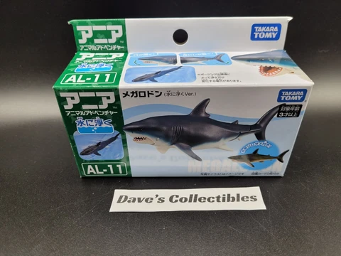 Takara Tomy Ania Animal Adventure AL-11 Megalodon (Floatable ver.) *US Seller* Cover