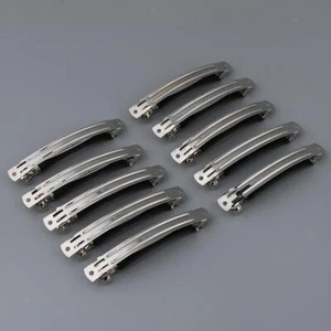 10pcs Blank Spring French Barrette Hair Clips Accessories 10cm - Picture 1 of 12