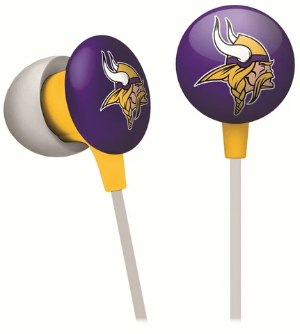 *BRAND NEW* Minnesota Vikings NFL Logo Mascot iHip Ear buds Earphones iPhone iPo Cover