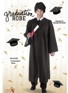 Adult Graduation Robe Gown Judge Lawyer Barrister Professor Scholar Costume - Picture 1 of 2