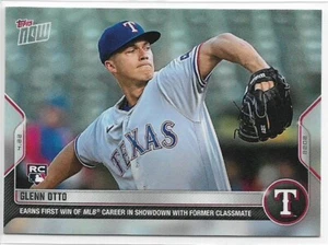 2022 Topps Now Glenn Otto Rookie #81 IN HAND 1st Career Win Rangers RC PR: 475 - Picture 1 of 2