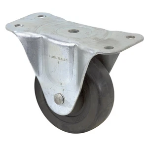 4" x 1-5/16" Faultless Rigid Plate Caster 25756BE 1-4750 - Picture 1 of 1