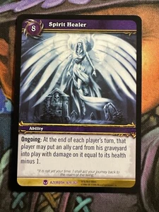 Juego de cartas coleccionables World of Warcraft Azeroth 169/361 Spirit Healer - Imagen 1 de 2