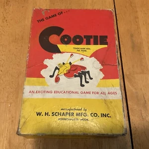 Vintage Schaper Cootie Game 1949, w/Box/all Parts Included! - Picture 1 of 9