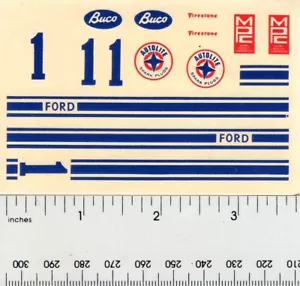 Decalcomania modello MPC Ford Gt40 NOS - Foto 1 di 1