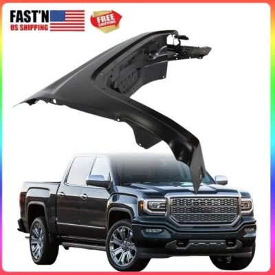 Fender Compatible with 2014-2018 GMC Sierra 1500 Front Passenger Side Primed - Изображение 1 из 4