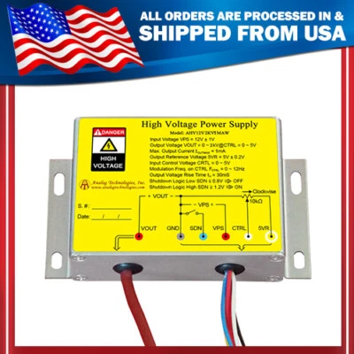 AHV12V2KV1MAW High Voltage Power Supply DC-DC Conversion from USA - Image 1 of 4