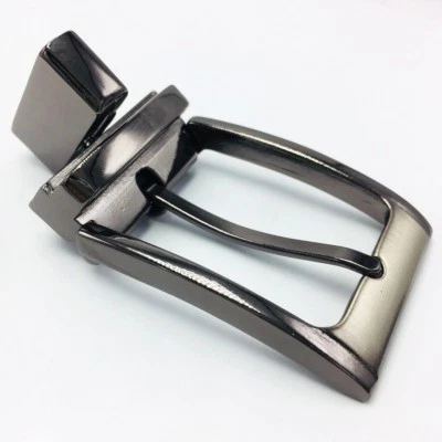 Fabricación de cinturones 3 hebillas reversibles herrajes níquel cepillado Gunmetal Leathercraft Foto 1 de 4