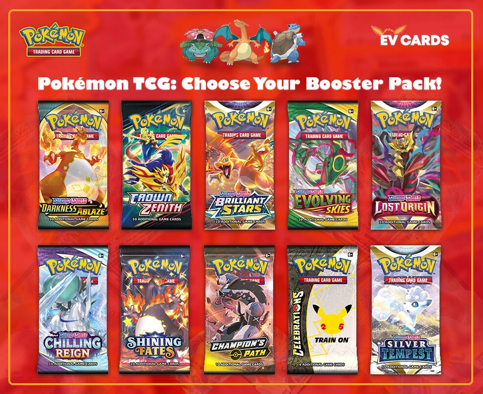 Pokemon TCG - Choose Your Booster Pack | Sealed Pokemon Packs, Wide Selection - Image 1 of 1