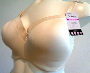 38G Playtex bra Balconet 4823 4-Way Support Lined Cups Adjustable Strap Nude - Picture 1 of 3