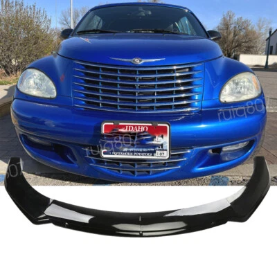 Front Bumper Lip Spoiler Splitter Body Kit Gloss Black FOR Chrysler PT Cruiser - Image 1 of 4