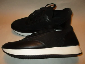 Neu Gloria Vanderbilt Gardner 10 schwarze gepolsterte bequeme Damen-Schnürsneaker - Bild 1 von 10