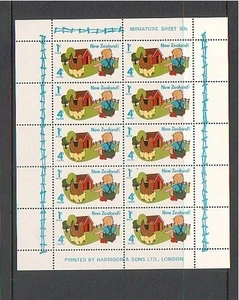 NEW ZEALAND HEALTH Mini Sheets....  1975 set mnh - Bild 1 von 1