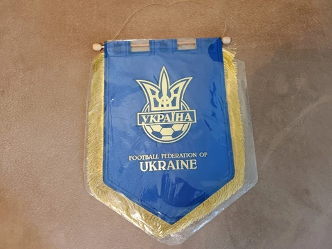 Ukraine Soccer National Team Pennant 12x15 Cover