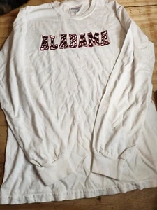 Hanes Alabama Crimson Tide T-Shirt Gr. Small Langarm Heavy-Weight Herren  - Bild 1 von 6