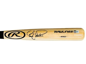 BARRY LARKIN CINCINNATI REDS SIGNED BASEBALL BAT 34’ RAWLINGS BAS COA - Picture 1 of 2