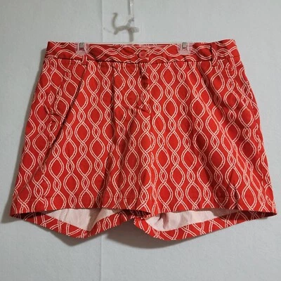 Pantalones Cortos Crown & Ivy Para Mujer Curvy Caroline Rojo/Blanco Talla 18W Foto 1 de 4