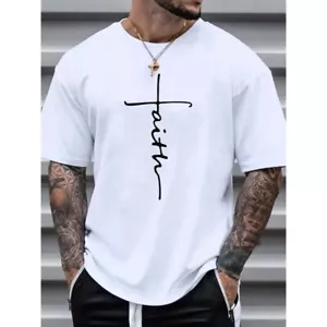 Cross Faith Men's 2XL casual tee shirt - White - Picture 1 of 4