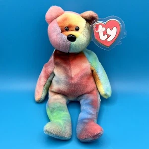 TY Beanie Baby - 3/2 GARCIA the Bear (3rd Gen/2nd Gen) - Picture 1 of 2