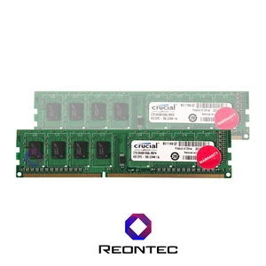 4GB PC RAM Crucial PC3 - 12800 DDR3 CT51264BA160BJ Mémoire Vive - Afbeelding 1 van 1