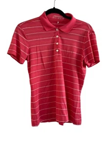 Polo Nike Golf donna rosa e bianca a righe Dri-Fit S - Foto 1 di 3