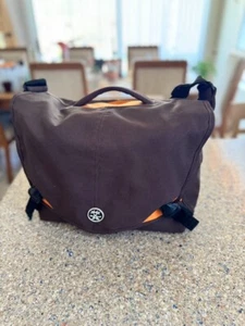 Crumpler 7 Million Dollar Home Brown and Orange Camera Bag - Picture 1 of 7