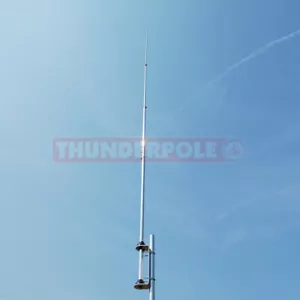 Thunderpole 5/8 Wave | CB Radio Antenne AM/FM/SSB Silberstab Typ Basis Antenne - Bild 1 von 4