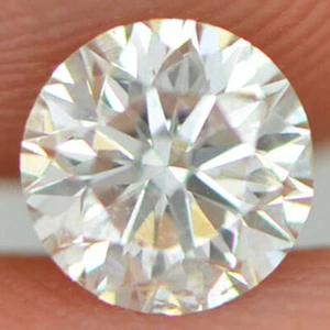Round Shape Diamond Loose White Real H/SI2 Polished Natural Enhanced 0.56 Carat - Picture 1 of 8