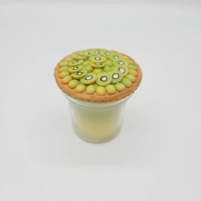 Kiwi Scented Candle 4" Fruit Decor Cute Green  - Image 1 of 4