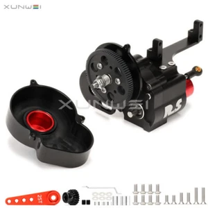 Alloy Dual Speed Reverse Transmission Gearbox for 1:10 Axial SCX10 II III Wraith - Picture 1 of 8