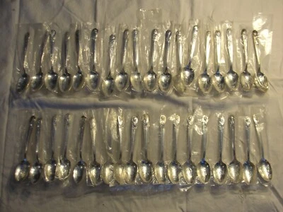 НОВЫЙ ИЗ СТАРЫХ ЗАПАСОВ НАБОР ИЗ 35 СЕРЕБРЯНЫХ ТАРЕЛОК ЛОЖЕК ПРЕЗИДЕНТА США ВАШИНГТОН - НИКСОН ЛОТ *226 - Изображение 1 из 4