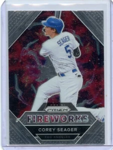 2021 Panini Prizm Cory Seager Fireworks Los Angeles Dodgers #FW7 🚀😳💥  MINT - Picture 1 of 2