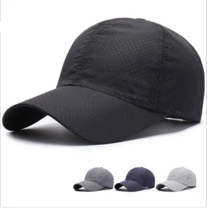 Herren Outdoor Schnelltrocknende Visierkappen Sport Cool Sommer Laufen Baseball Netz Mütze - Bild 1 von 11
