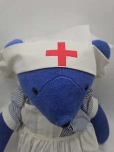 Vintage NURSE NORTH AMERICAN BEAR COMPANY CLARA BEARTON TAG 21" STANDING - Picture 1 of 8