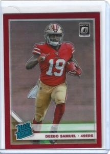 DEEBO SAMUEL 2019 OPTISCHER ROOKIE RED PRIZM #23/99-49'ERS!!! nr. neuwertig!! - Bild 1 von 2