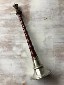 Antiguo instrumento de viento musical chino del siglo XIX Dongxing Suona 14 pulgadas - Imagen 1 de 7