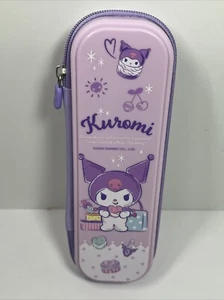 Kuromi Zipper Case Hard Plastic for Pens and Pencils New - Picture 1 of 3