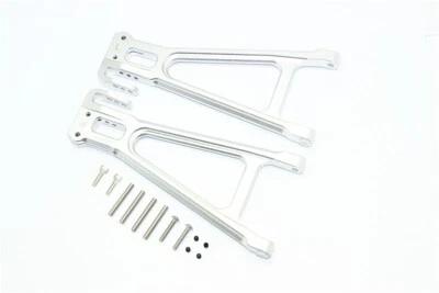 GPM Silver Aluminum Rear Lower Suspension Arms for Traxxas E-Revo 2.0 Brushless - Image 1 of 2