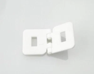 Logic Zubehör F-RCA118 10er-Pack flaches Nylonscharnier jede Klappe 12 mm breit x 10 mm lang - Bild 1 von 8