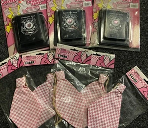 LADIES POLICE Scarf & Summons Books WPC PINK FANCY DRESS HEN NIGHT PARTY LOT - Picture 1 of 3