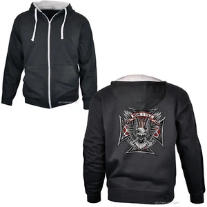 Chaqueta Chopper Motociclista Águila Motivo EE. UU. Clásico Bikeroutfit Lema *4018 - Imagen 1 de 3